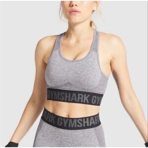 Gymshark Flex Sports Bra Grey Marl Women’s Size M